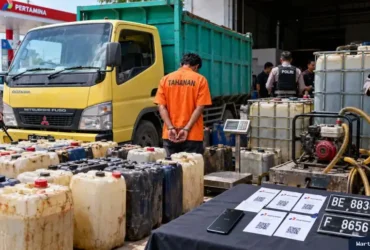 Kasus BBM Bersubsidi: Polisi Bongkar Modifikasi Tangki Truk di Lampung Utara